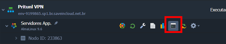 Acesso ao Web SSH