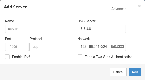 Criando Server VPN - Pritunl