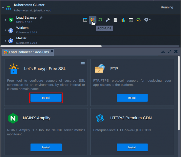 AddOn Lets Encrypt